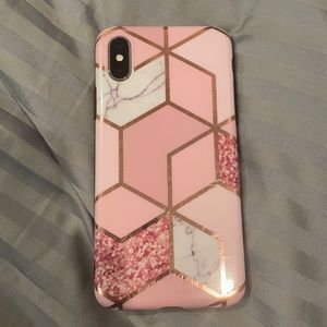 iphone x pink phone case